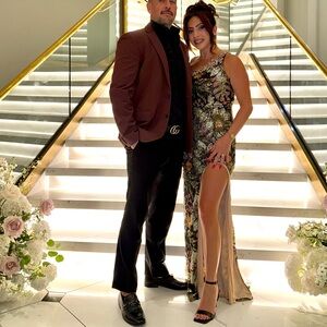 Floral One-Shoulder Maxi Dress